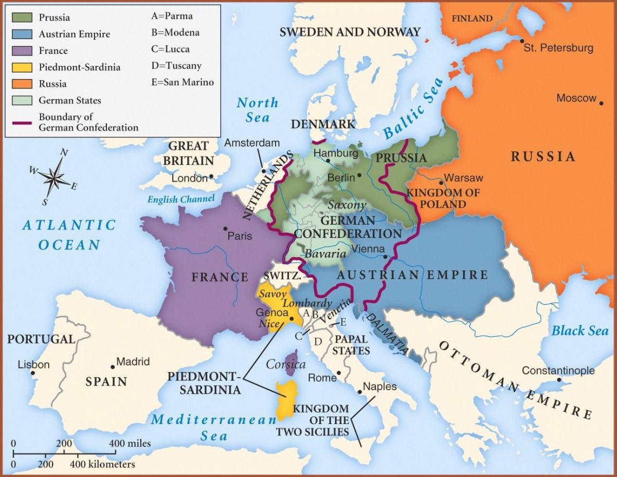 zemljevid Dunaja v evropi