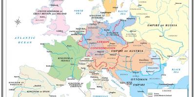 Zemljevid Dunaja mesto na svetu